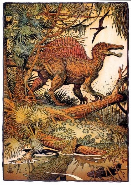 Художник William Stout — Динозавры
