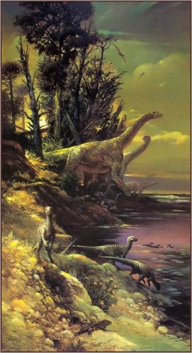Художник William Stout — Динозавры