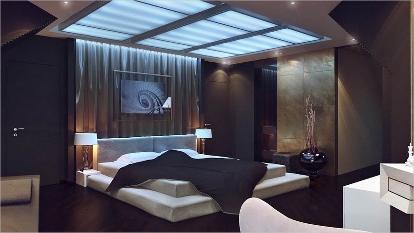 Красивый дизайн спальни в современном стиле (15 фото)