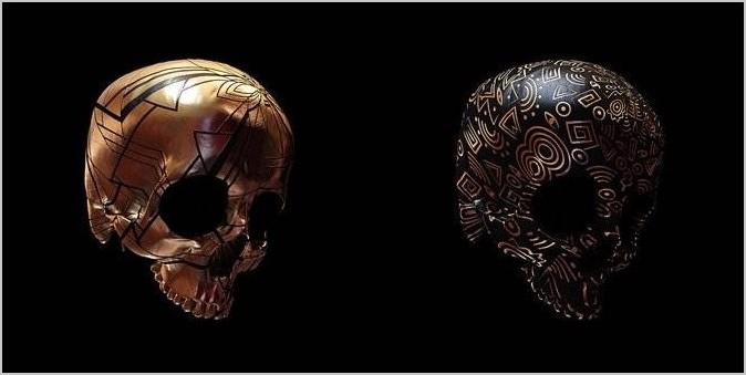 Дизайнерские черепа Billy Bogiatzoglou