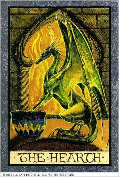 Драконы фэнтези-художницы Ellisa H.Mitchel