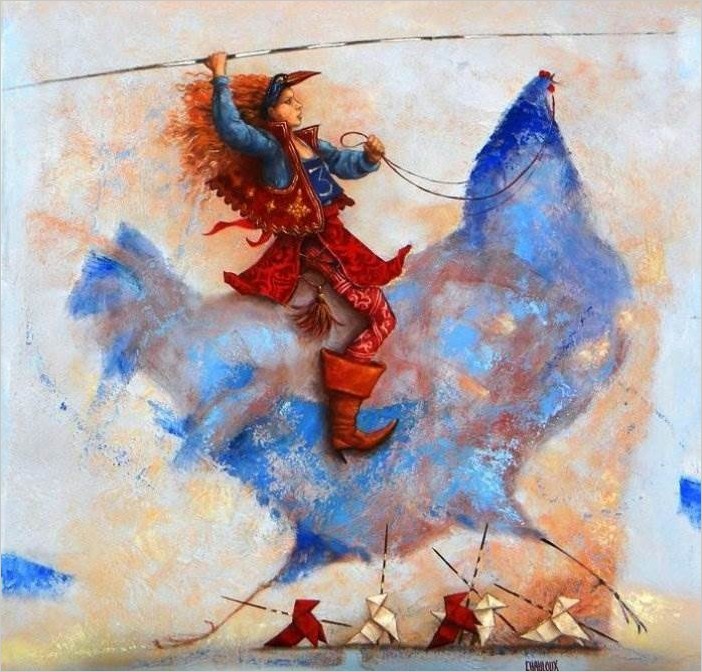 Французская художница Catherine Chauloux