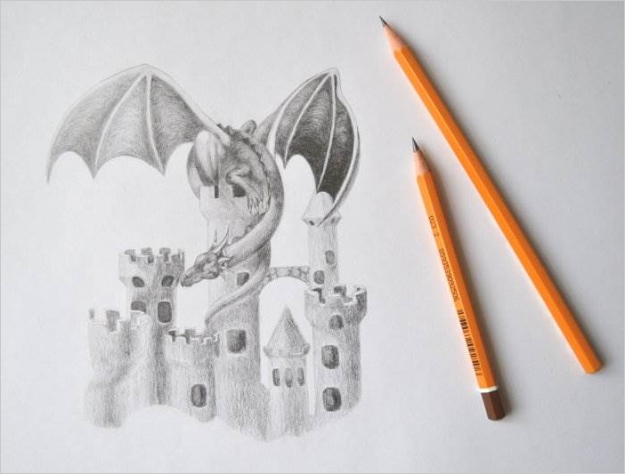 Как рисовать дракона