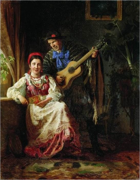 Шутка — картина А. И. Корзухина