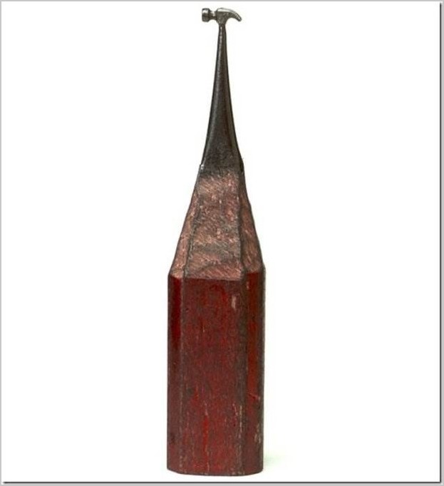 Джетти Дэлтон скульптуры из карандашей