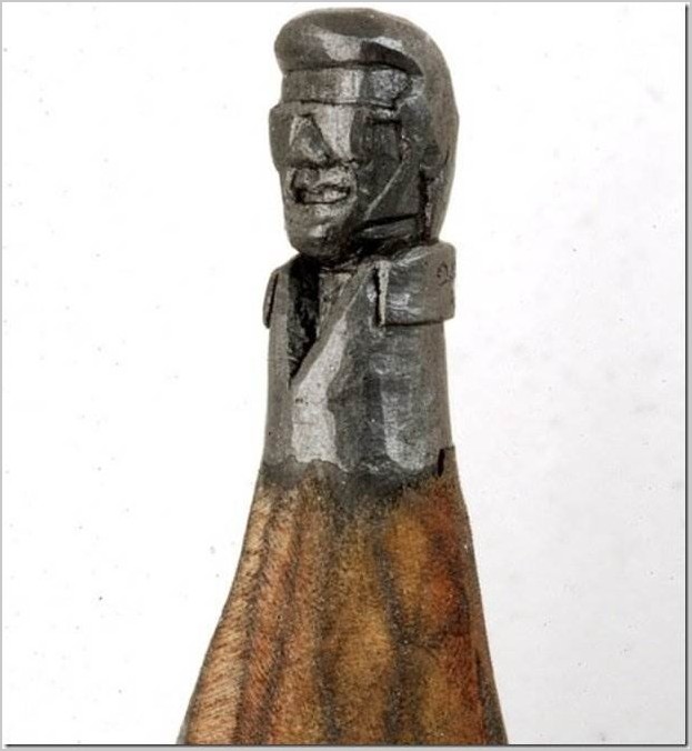 Джетти Дэлтон скульптуры из карандашей