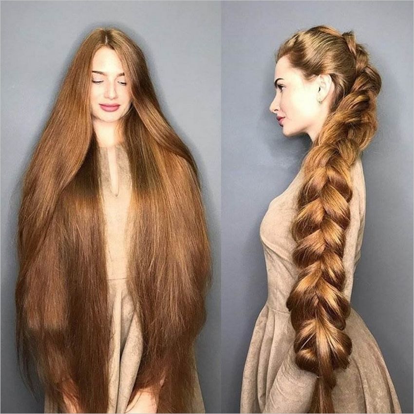Красивые девушки с длинными косами фото