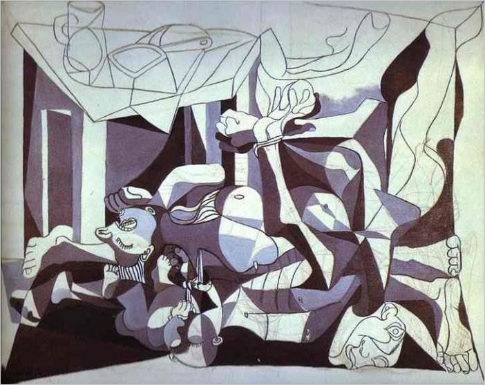Склеп картина Пабло Пикассо