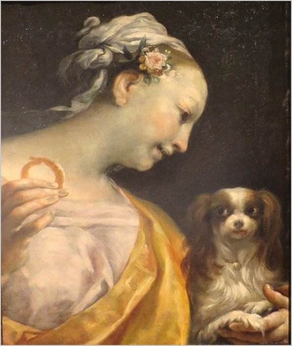 Дама с собачкой — Джузеппе Мария Креспи