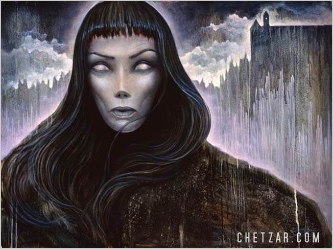 Чет Зар (Chet Zar) картины тёмного художника