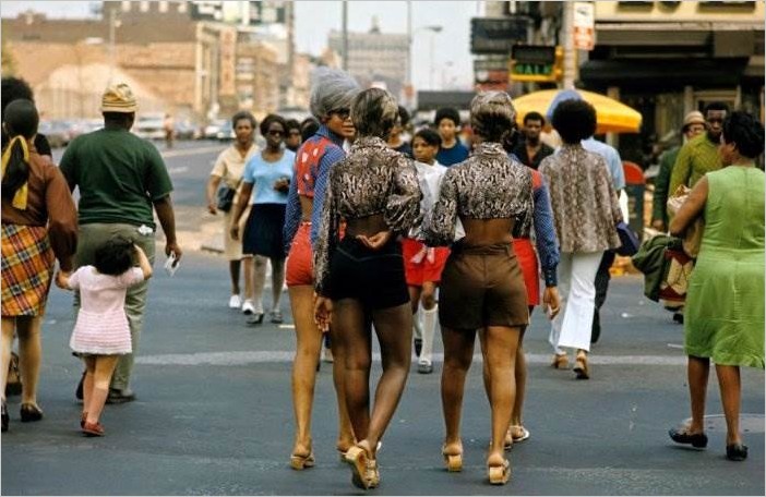 Гарлем 70-х ретро фото