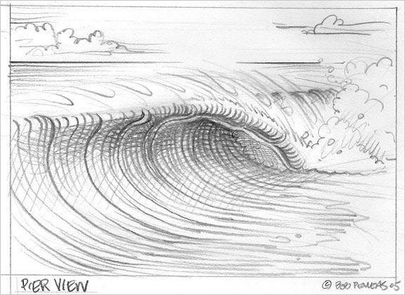 Как рисовать волны