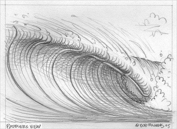 Как рисовать волны