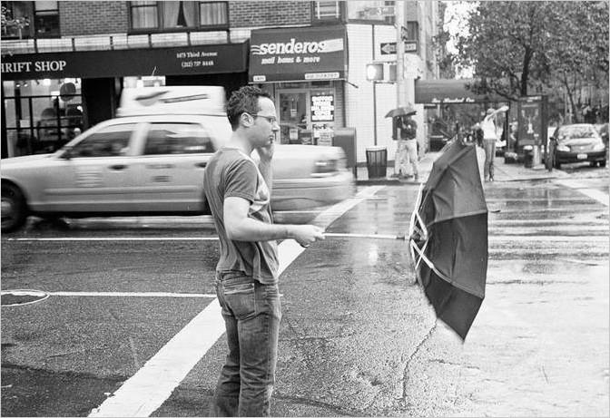 Люди в Нью-Йорке фотографа Dave Beckerman