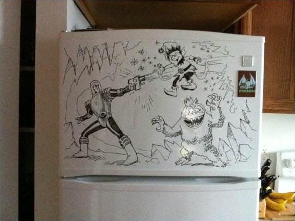 Рисунки на холодильнике. Чарли Лэйтон — Freezer Fridays