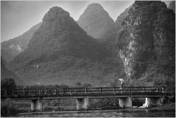 Чёрно-белые фото Китая от Christophe Lecoq