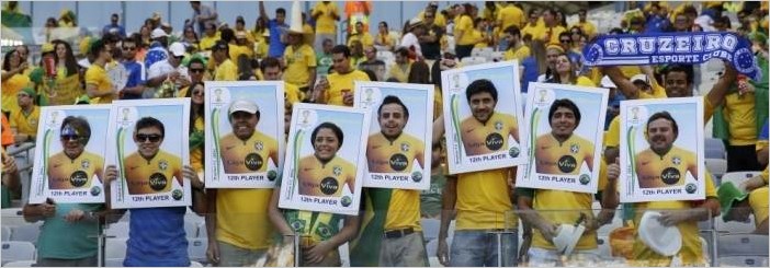 Футбольные фанаты ЧМ-2014 в Бразилии