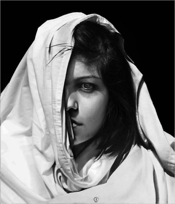 Гиперреалистичные портреты, художник Diego Koi