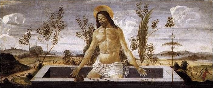 Христос во гробе — Сандро Боттичелли
