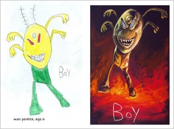 Dave Devries детские рисунки