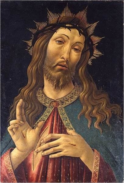 Христос в терновом венце — Сандро Боттичелли