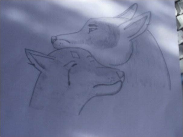 Рисунки от Волчица