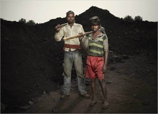 Фотограф Ken Hermann. Рабочие угольной шахты