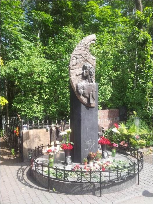 Где похоронен Цой (Богословское кладбище в СПб)