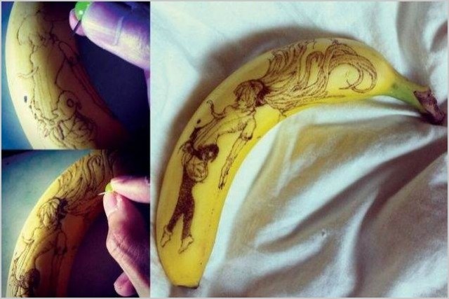 End Cape татуировки на бананах
