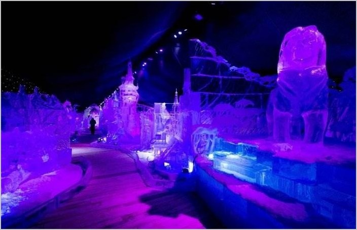 Фестиваль ледяных скульптур Disney Dreams в Бельгии