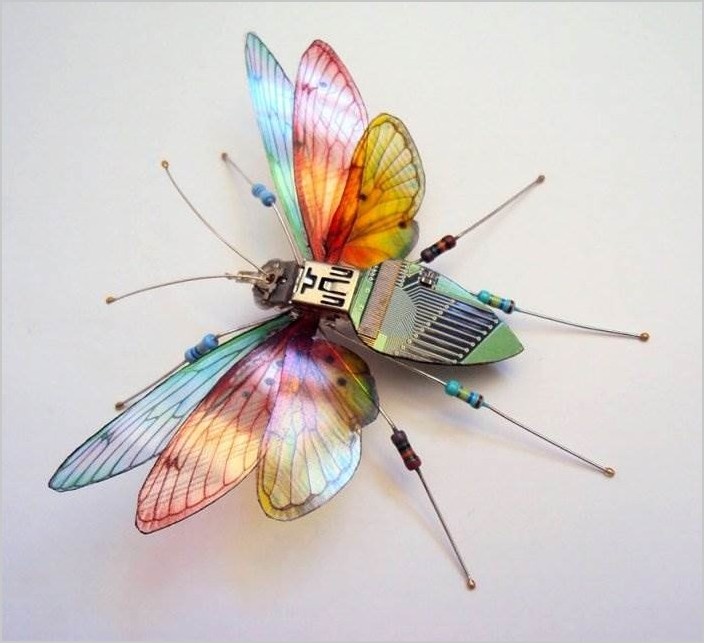 Электронные насекомые от Джюли Элис Чэппелл