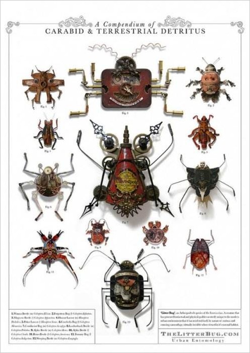 Mark Oliver искусственные насекомые