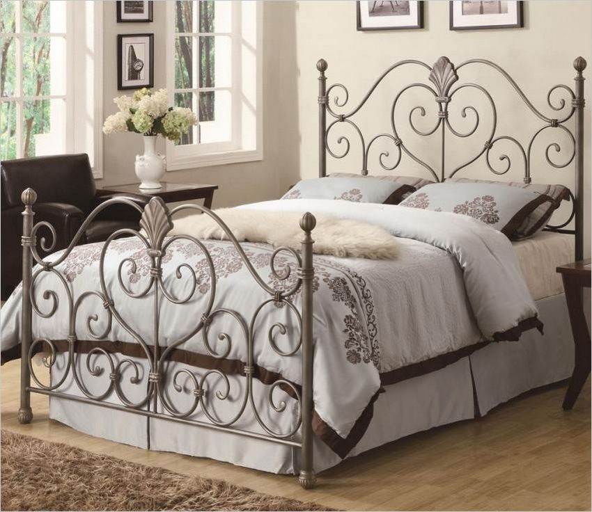 Самые красивые металлические кровати (15 фото)