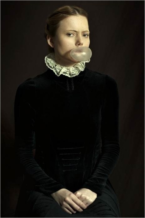 Фотограф Romina Ressia необычные портреты в стиле Ренессанс