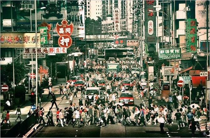 Romain Jacquet-Lagreze фотограф. Серия Гонконг
