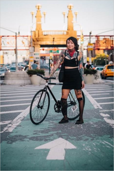 Фотограф Sam Polcer — велосипедисты Нью-Йорка