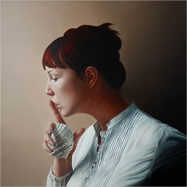 Mary Jane Ansell гиперреалистические портреты
