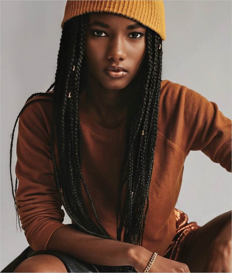 Гвинейская красавица Мариама Диалло, африканская модель с фигурой без изъянов