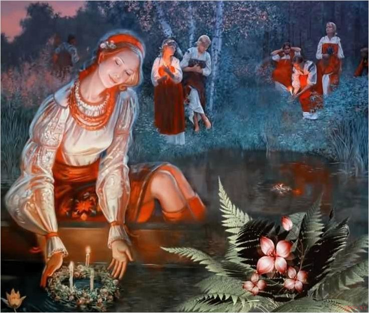 (художник, симон, кожин, празднике, иван) Художник Симон Кожин о празднике Иван Купала и гаданиях на венках